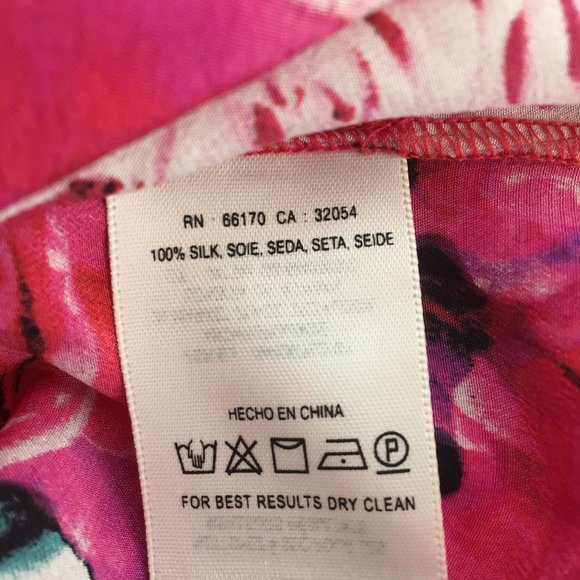 VANESSA VIRGINIA Anthropologie 100% Silk Rose Floral Print Tie Collar Shirt - Picture 3 of 8